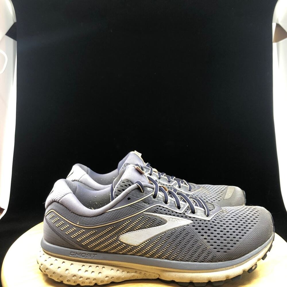 Brooks Womens Ghost 12 1203051B086 Gray Running Shoes Lace Up Low Top Sz 10.5 B - Picture 5 of 10